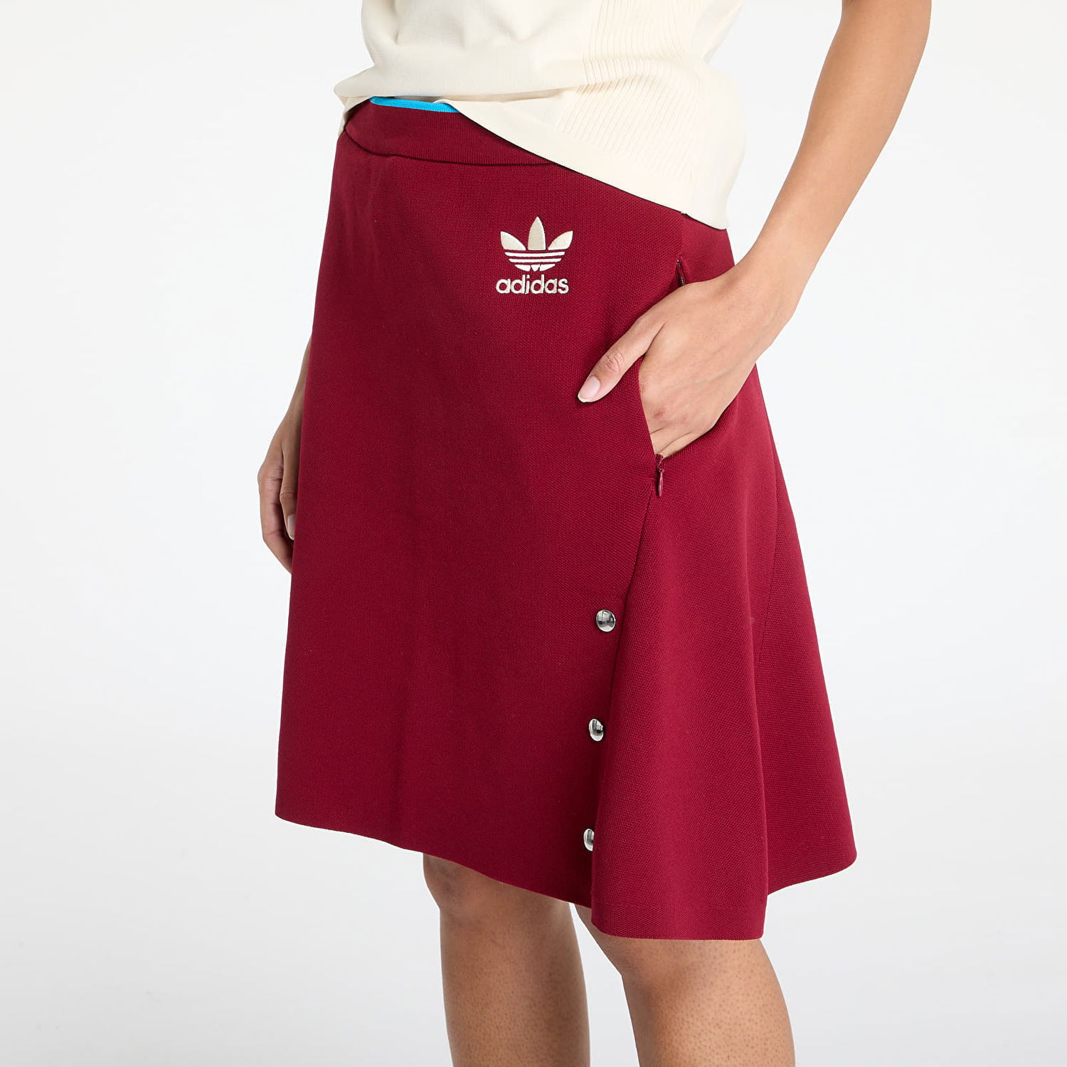 Nederdel adidas Originals Wales Bonner x Knit Skirt Rød | JL9588, 1