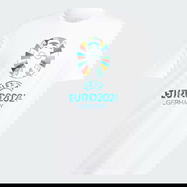 T-shirt adidas Performance UEFA EURO24™Official Emblem Hvid | IT9290, 3