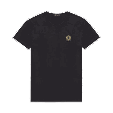 T-shirt Versace Medusa Undershirt Sort | AUU01005 A232741 A1008, 0