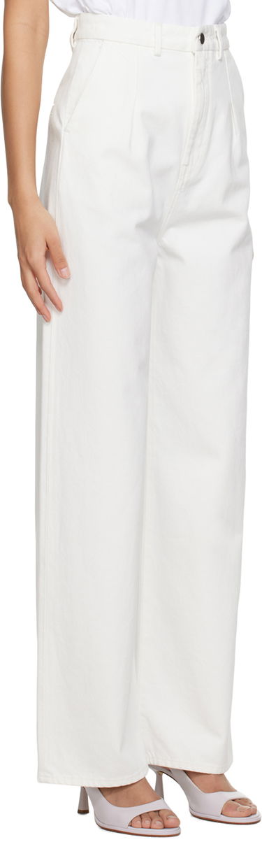 Jeans Loulou de Saison Loulou de Saison Attu Pleated Wide-Leg Jeans Blå | ATTU, 4