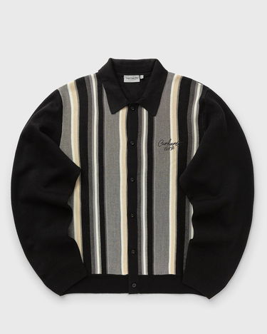 Sweater Carhartt WIP Striped Knit Cardigan Sort | I035397-3BA.XX, 2