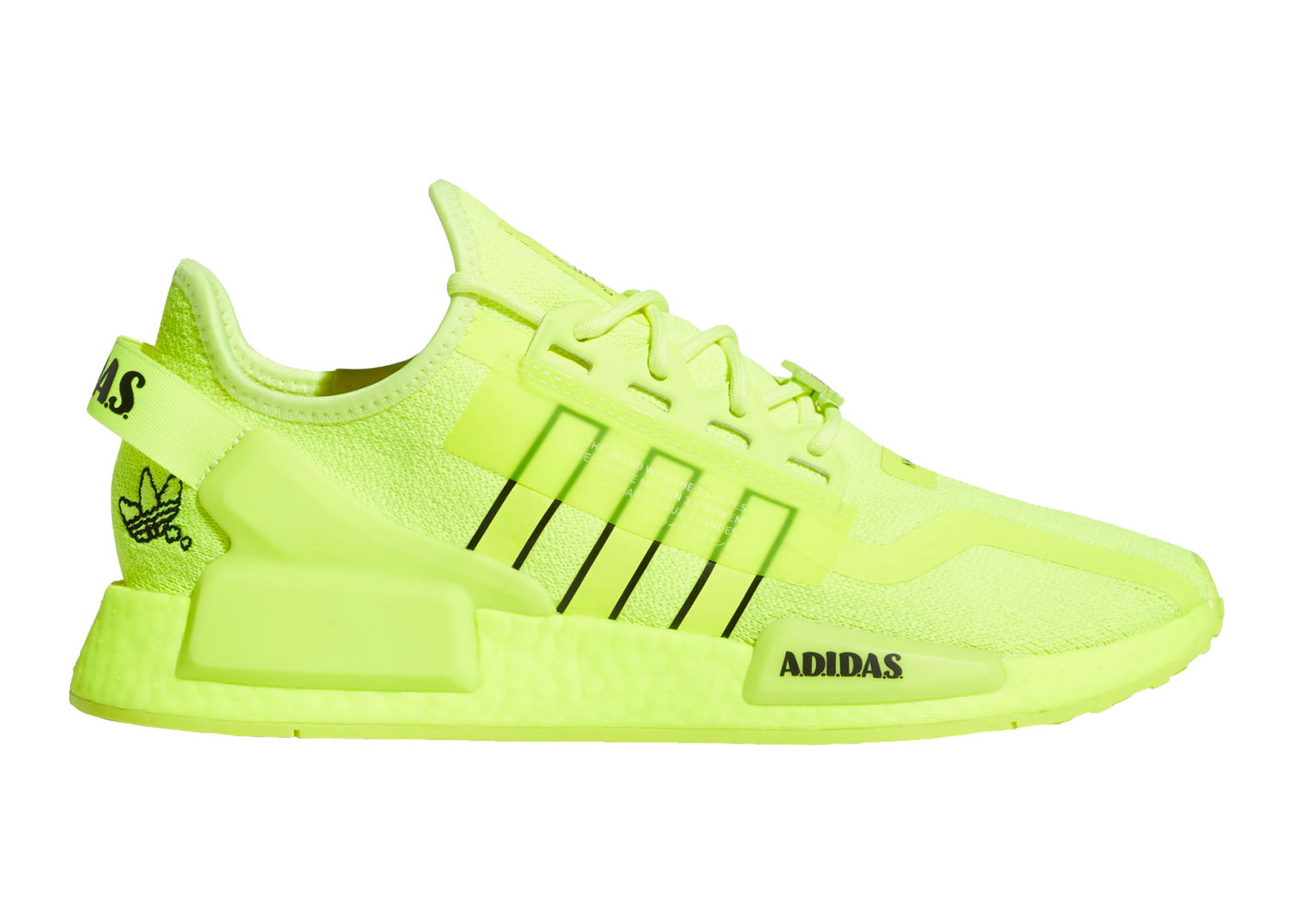 Sneakers og sko adidas Originals NMD R1 V2 Solar Yellow Gul | H02654, 0