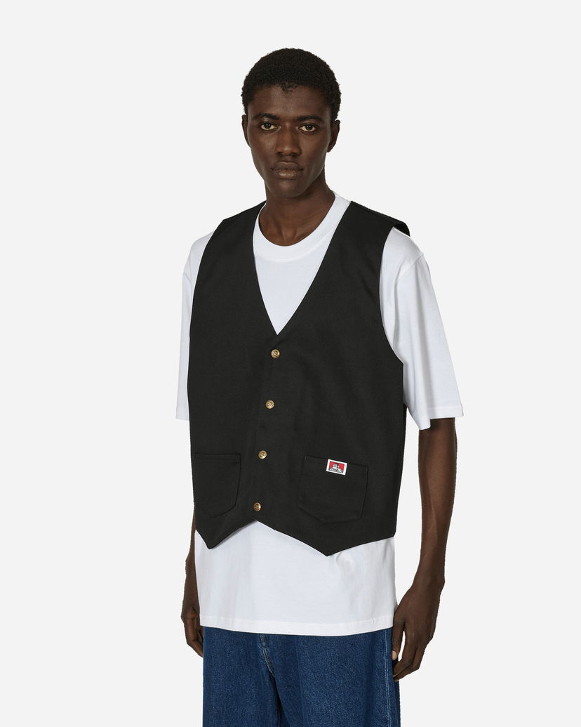 Vest Ben Davis Workwear Pocket Vest Sort | BEN94 001