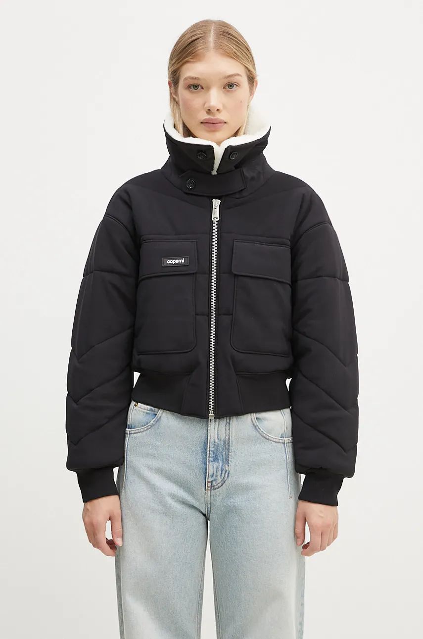 Puffer jakke Coperni C+ Winter Bomber Jacket Sort | COPV19BISF5004, 0
