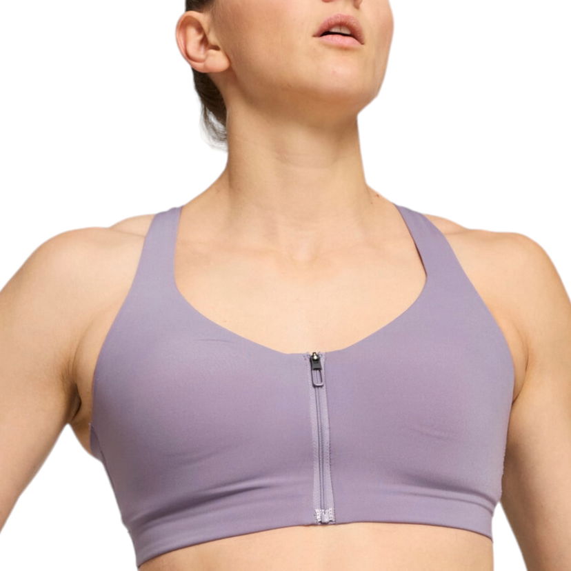 Bh Puma Puma PWR SHAPELUXE Zip Front Sports Bra Lilla | 525881-30