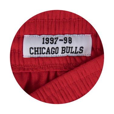 Shorts Mitchell & Ness Chicago Bulls NBA Swingman Shorts Rød | SMSHGS18223-CBUSCAR97, 4