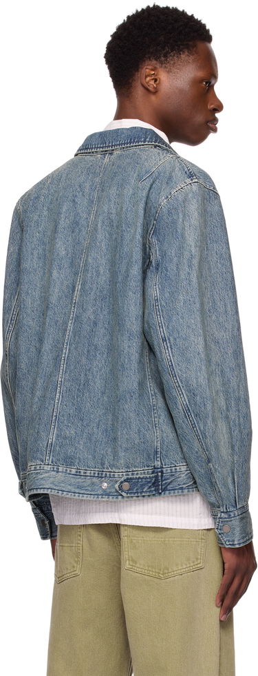 Jakke rag & bone Rag & Bone Simon Garage Denim Jacket Blå | MBW25P2011DNML, 2