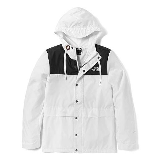 Regnfrakke The North Face Mountain Seasonal Jacket Hvid | NF0A7QPF-FN4