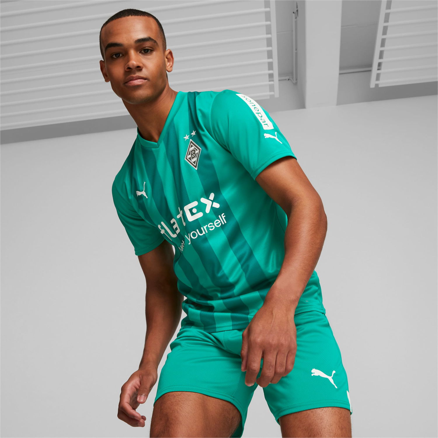 Jersey Puma Borussia Mönchengladbach 22/23 Replica Grøn | 765985_02, 0