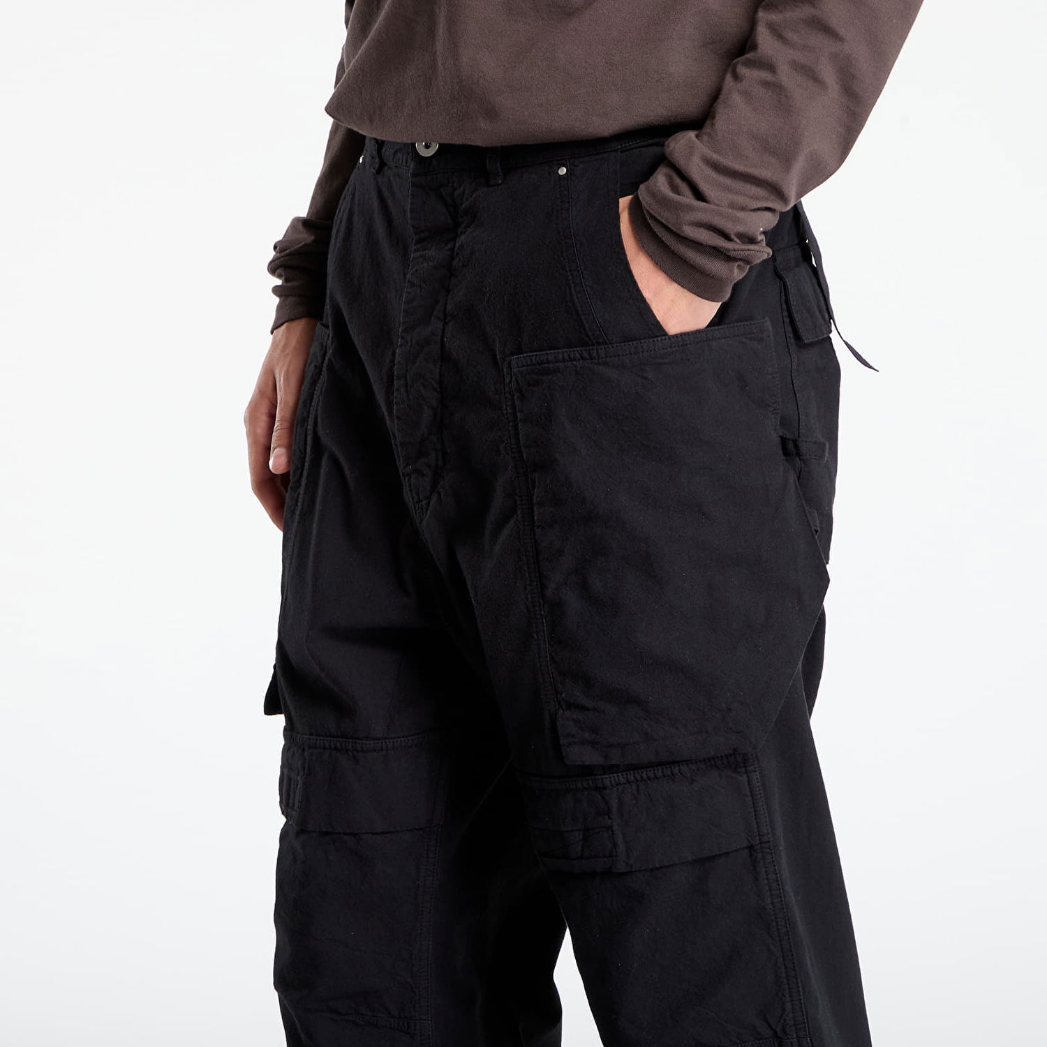 Cargo bukser Rick Owens Rick Owens DRKSHDW Stefan Cargo Pants 33 Sort | DU02E7368 CL 09, 1