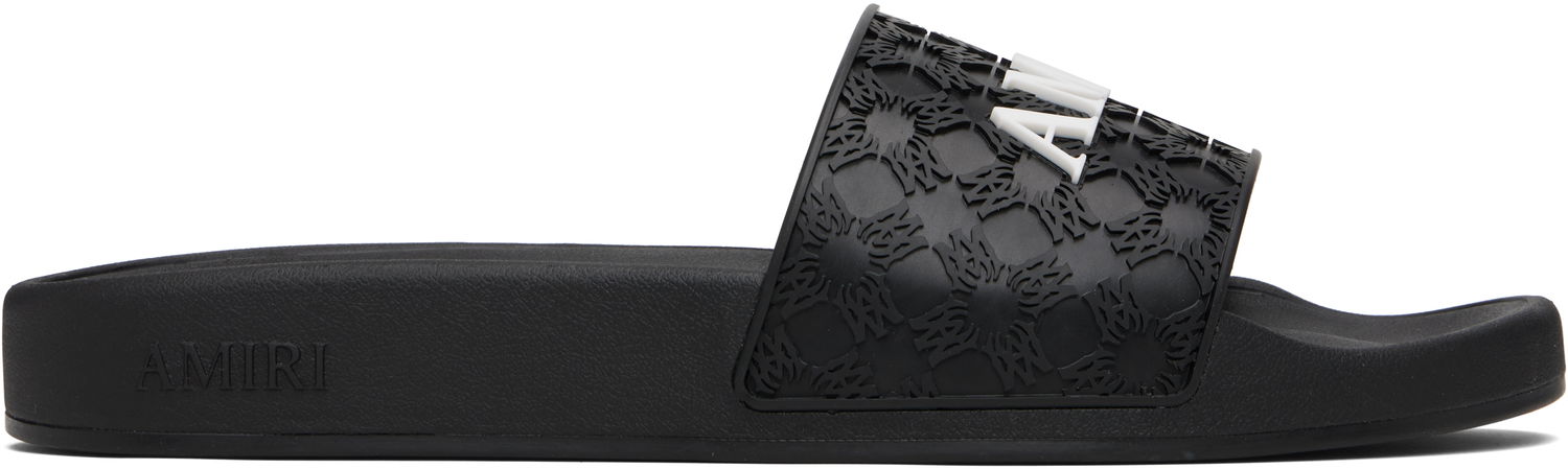 Sneakers og sko AMIRI MA Quad Slides Sort | AMFOSL1005, 0
