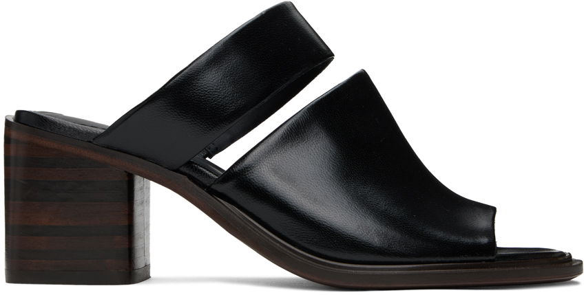 Sneakers og sko LEMAIRE Double Strap Mules Sort | FO0106 LL0077, 0
