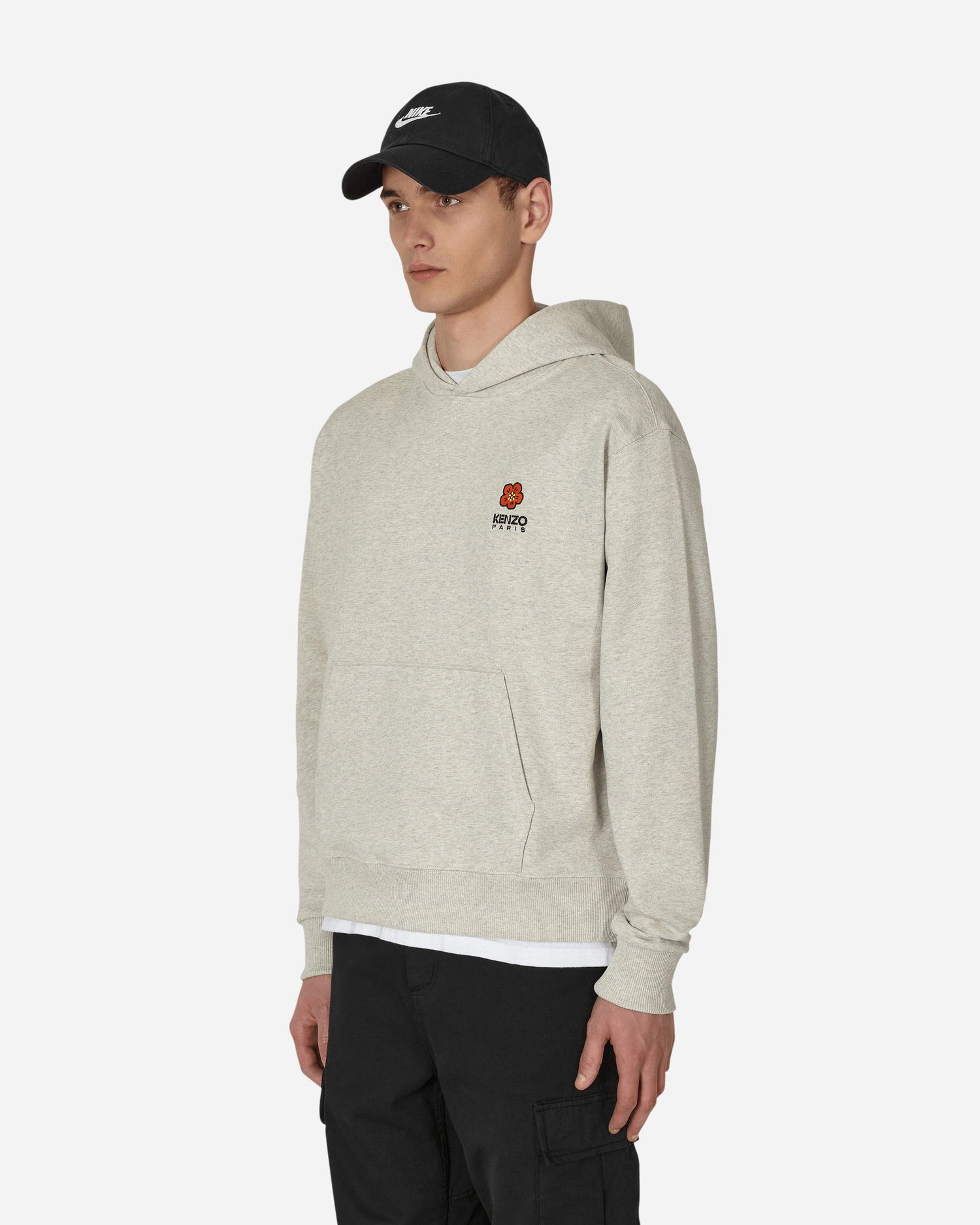 Sweatshirt KENZO 'Boke Flower' Crest Classic Hooded Sweatshirt Grå | FD55SW4414MF 93, 1
