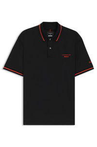 Porsche x BOSS Cotton Polo Shirt with Moisture Control