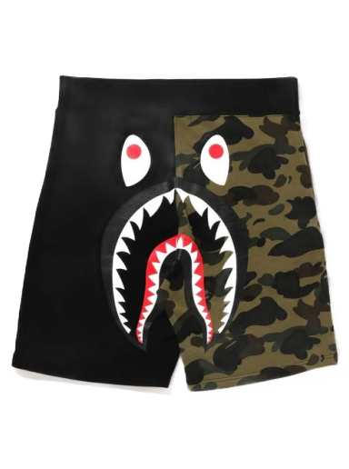 Shorts BAPE 1st Camo Back Shark Sweat Shorts Grøn | 1I20-153-004