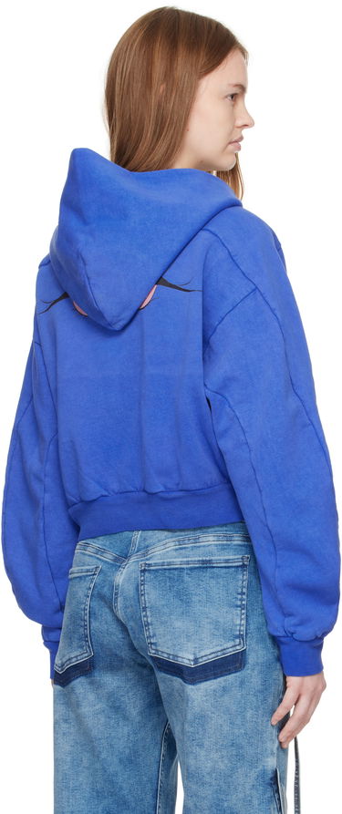 Sweatshirt Ottolinger Ottolinger Multiline Zip Hoodie Blå | 115-600415-03, 2