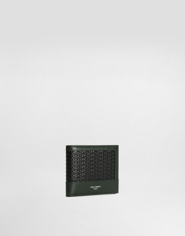 Tegnebog Dolce & Gabbana Eel Skin Wallet With Laser Weave Onesize Grøn | BP1321AN41989868, 1
