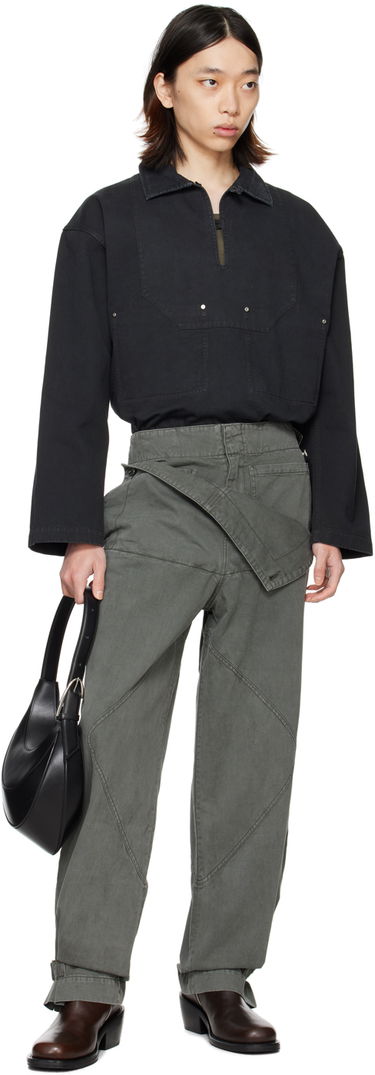 Bukser Dion Lee Shell Trousers Grå | C2175PS24, 4