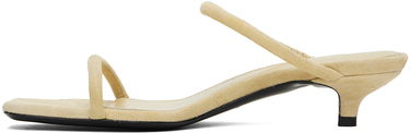 Tilbehør TOTEME TOTEME 'The Minimalist' Heeled Suede Sandals Beige | 243-WAS2065-LE0045, 2