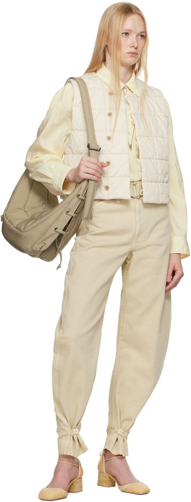 Vest LEMAIRE Lemaire Wadded Vest Beige | OW1032 LF1207, 3