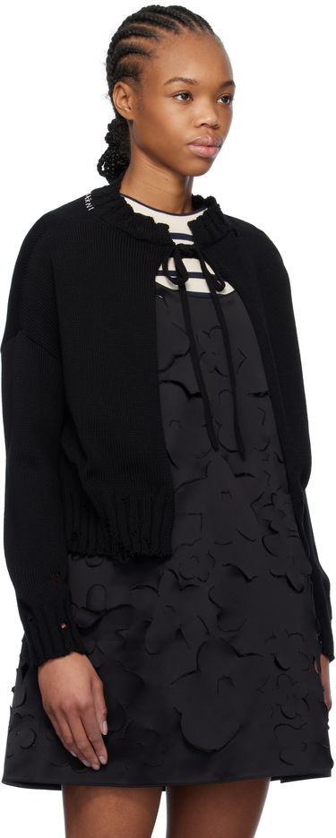 Sweater Marni Marni Worn Ribs Shrug Sweater Sort | GCMD0579A0 UFC652, 1