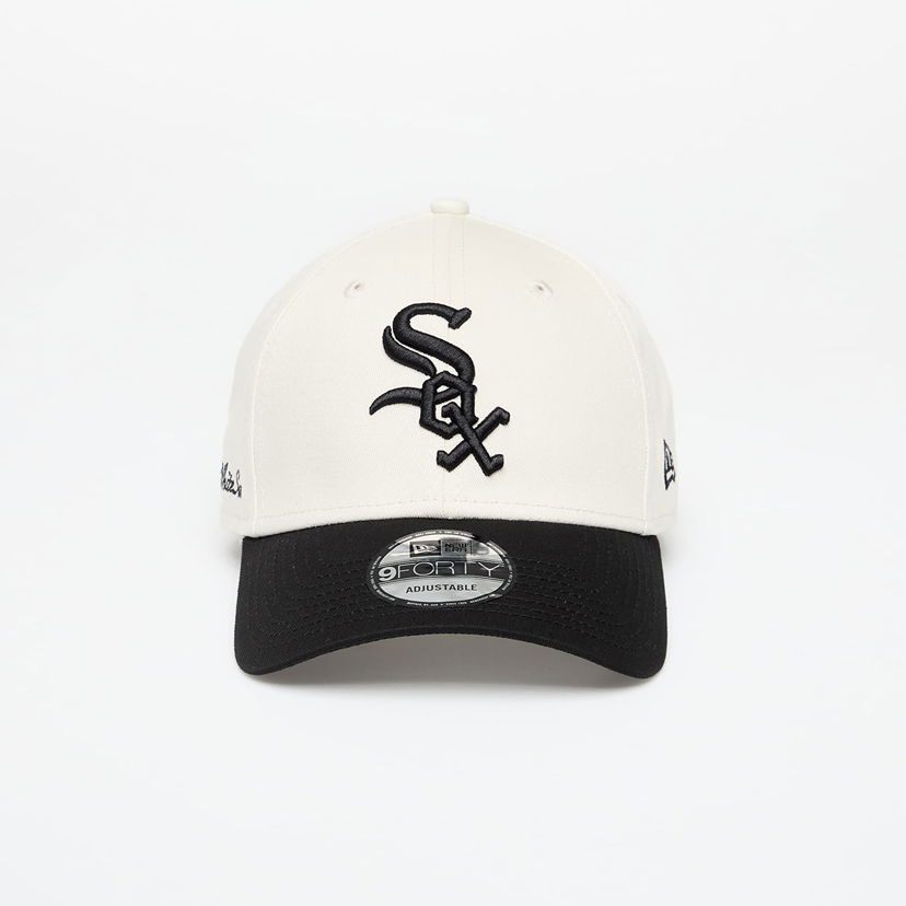 Kasket New Era Chicago White Sox 9FORTY Side Script Adjustable Cap Hvid | 60667551