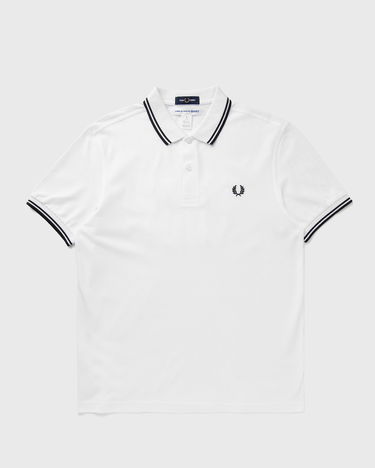 Polo skjorte Comme des Garçons Fred Perry Knit T-Shirt Hvid | FO-T502-S25-3, 1