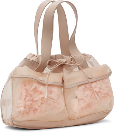 Håndtaske Simone Rocha Simone Rocha Carnation Pocket Tote Sort | BAG186F 0805, 4