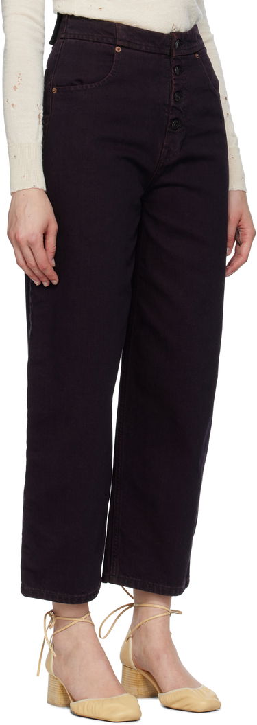 Jeans Maison Margiela MM6 Maison Margiela Barrel-Leg Jeans Bourgogne | S52LA0268 M30032, 1