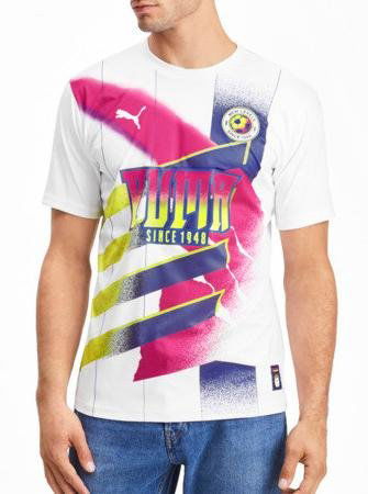 T-shirt Puma Puma Retro Graphic Tee Hvid | 656504-01, 0