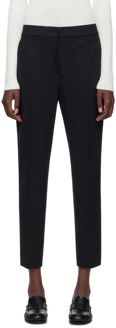Bukser Max Mara Max Mara Women's Slim Fit Dress Trousers Sort | 2421786021, 0