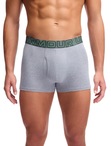 Boksere Under Armour Under Armour SOLID 3in Boxer Shorts, 3-Pack Grøn | 1383891-035, 3
