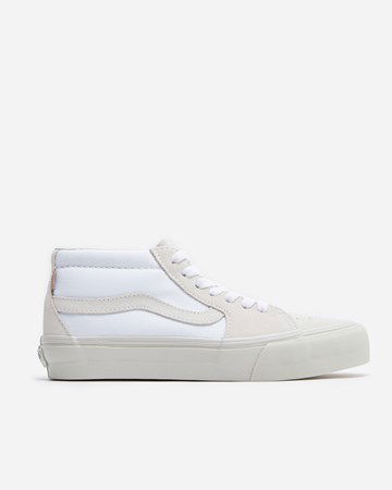 Sneakers og sko Vans JJJJOUND x Sk8-Mid VLT LX "True White" Hvid | VN0A7TNHW001, 2