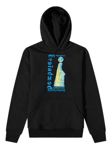 Sweatshirt Brain Dead Hardware Systems Hoodie Sort | BDP23T09002856BK01