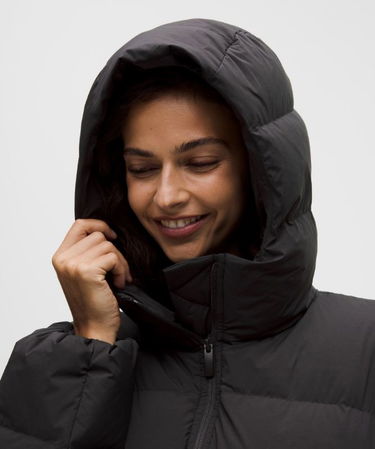 Puffer jakke lululemon 600-Fill-Power Down Adjustable Waist Puffer Jacket Sort | prod20003739, 2