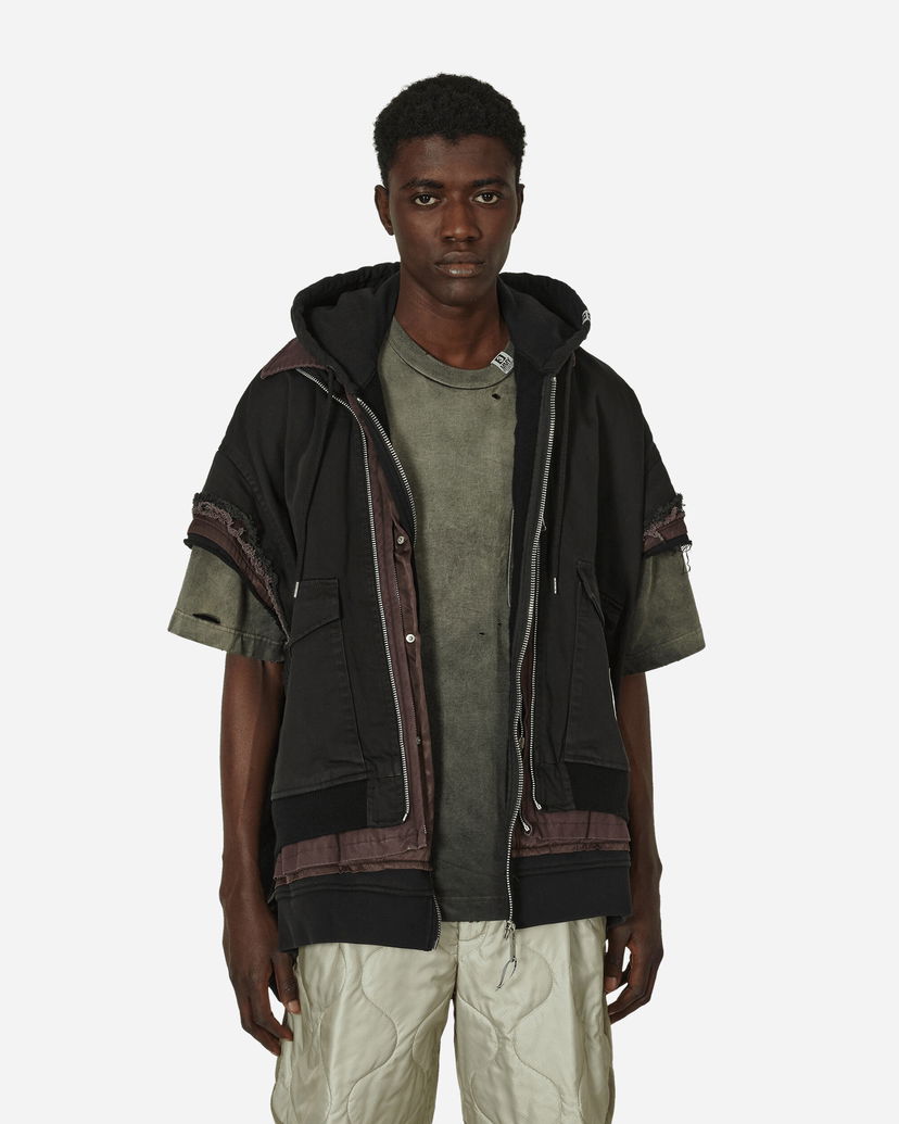 Vest Maison MIHARA YASUHIRO Triple Layered Vest Black Sort | A12VT051 BLACK