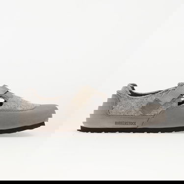 Sneakers og sko Birkenstock London Nova Felt Leather/ Textile/ Felt Stone Coin Grå | 1030175, 2