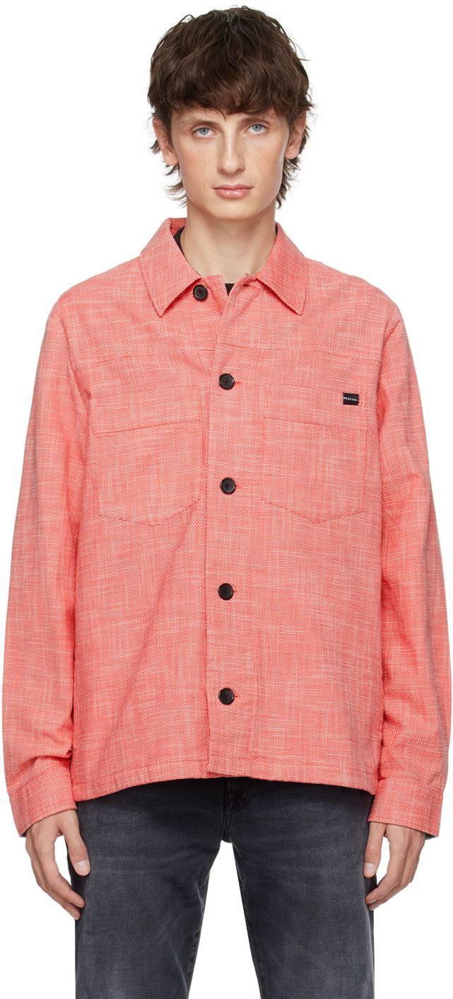 Skjorte Paul Smith PS by Paul Smith Pocket Shirt Rød | M2R-353Y-L21853