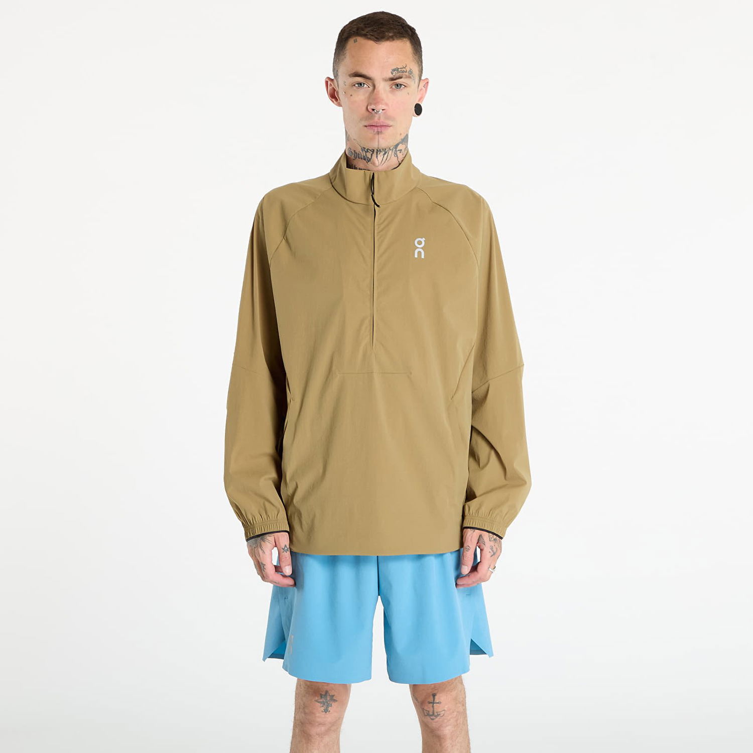 Vindjakke On Running All-Day 1/2 Zip Jacket Beige | 1ME30403850, 0