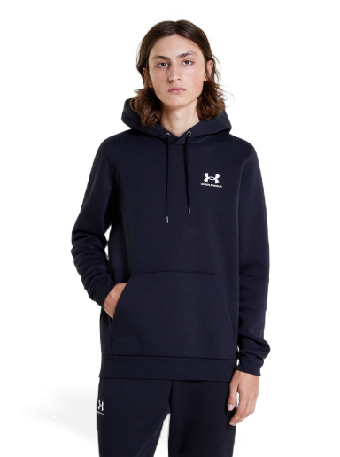 Sweatshirt Under Armour Essential Fleece Hoodie Sort | 1373880-001
