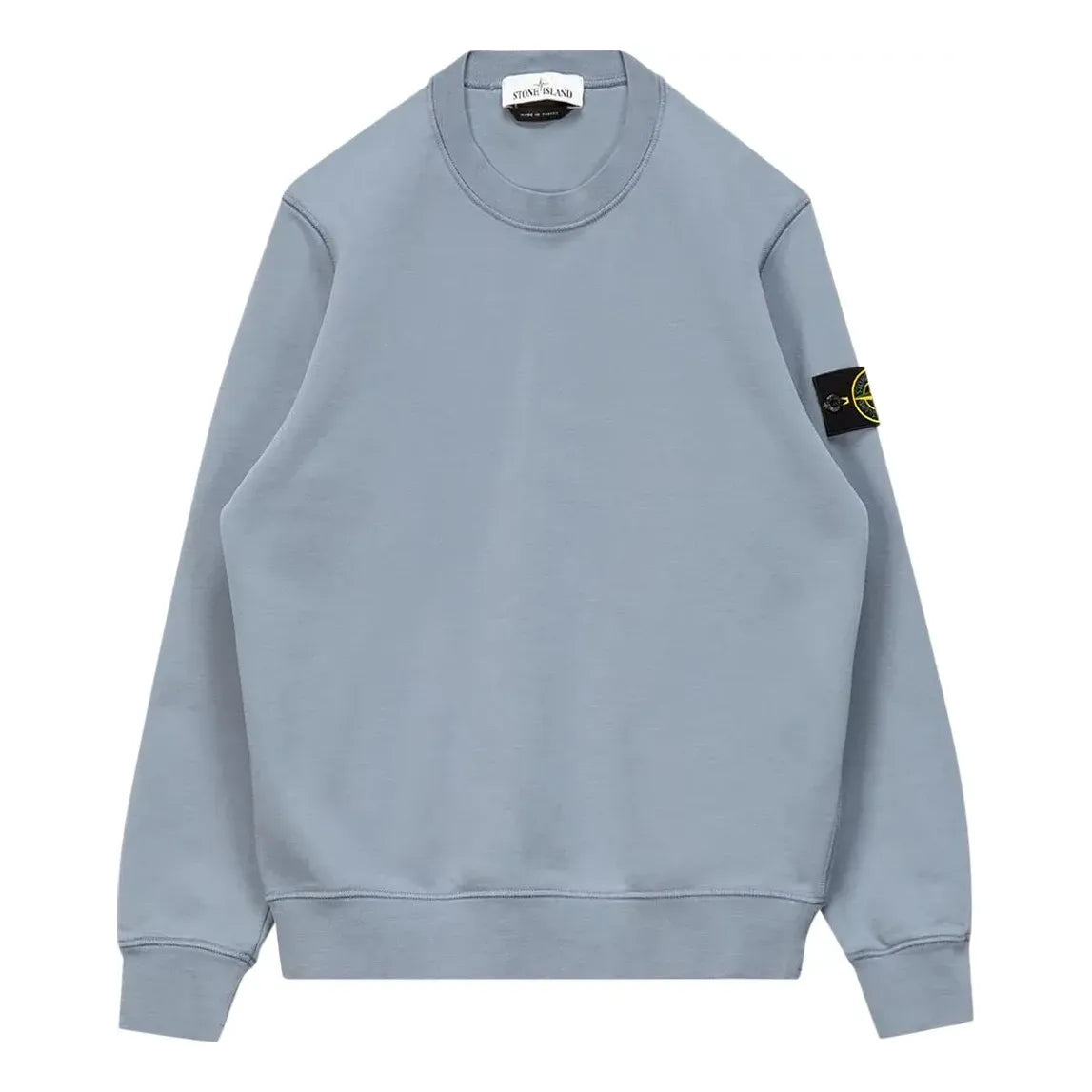 Sweater Stone Island Stone Island Crewneck Sweatshirt with Patch Logo Blå | 741563051-V0046, 0