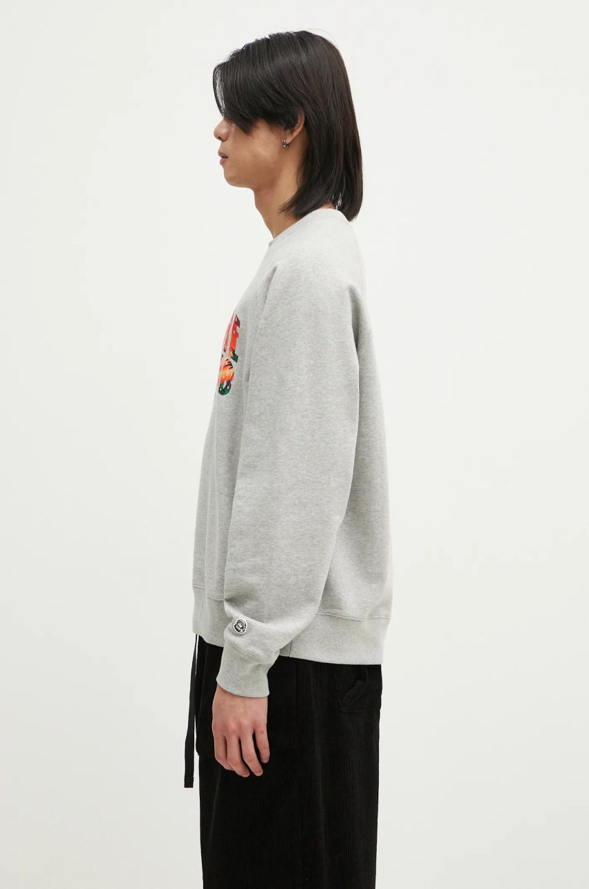 Sweater BILLIONAIRE BOYS CLUB Billionaire Boys Club Tropical Island Fill Arch Logo Crewneck Sweatshirt Grå | B24439, 1