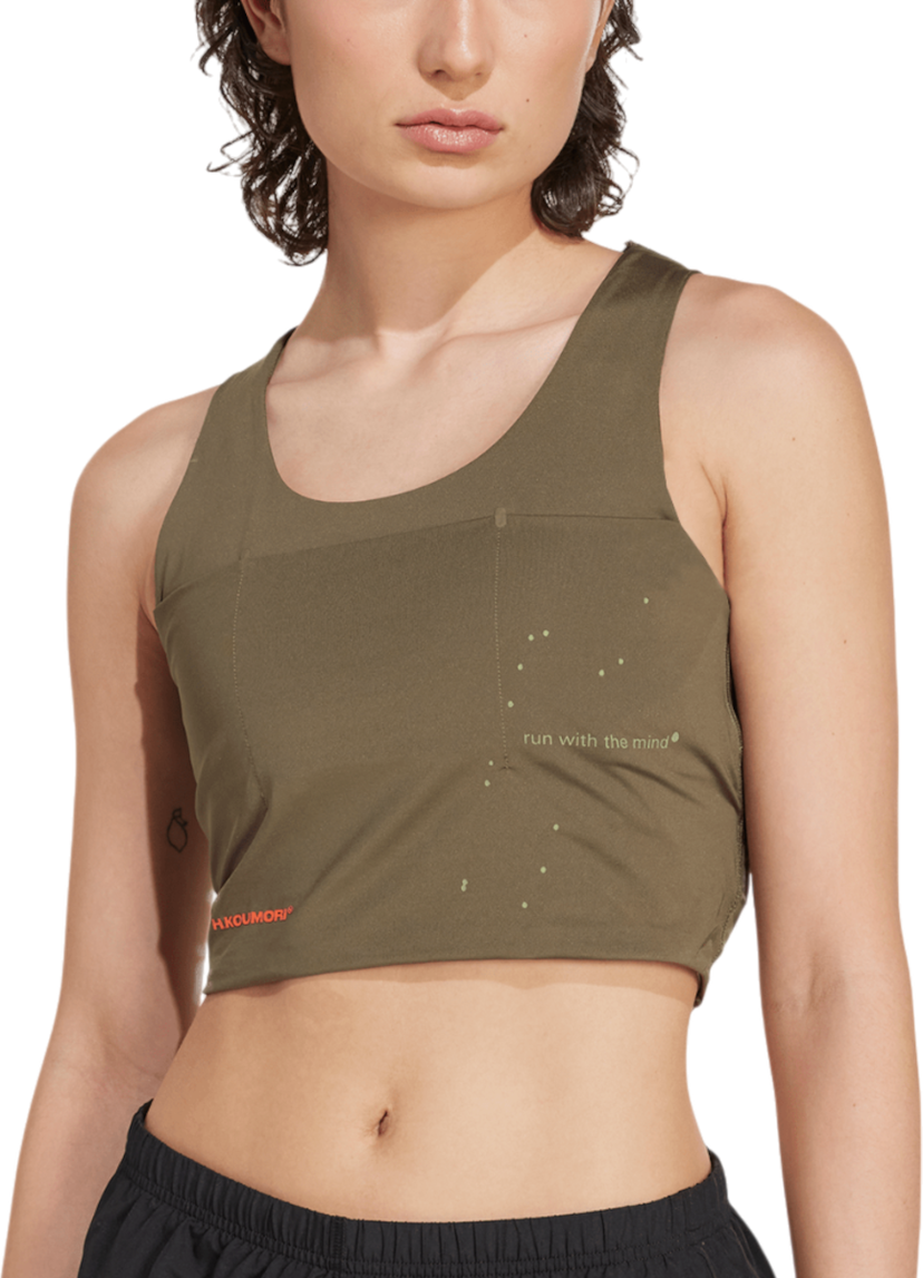 Tanktop adidas Originals Hermanos Koumori Crop Tank Top Grøn | ka1861