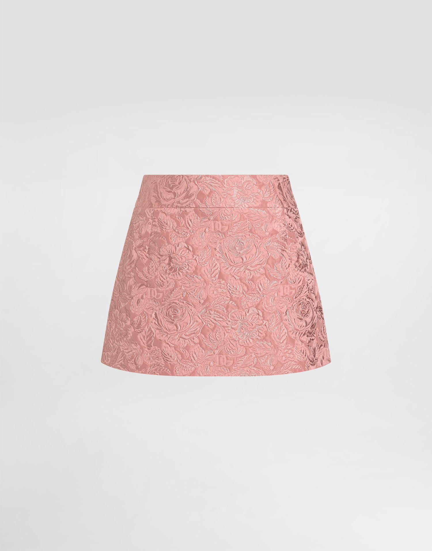 Nederdel Dolce & Gabbana Dolce & Gabbana Floral Jacquard Miniskirt Lyserød | F4A8CTHJMQKF0473, 0
