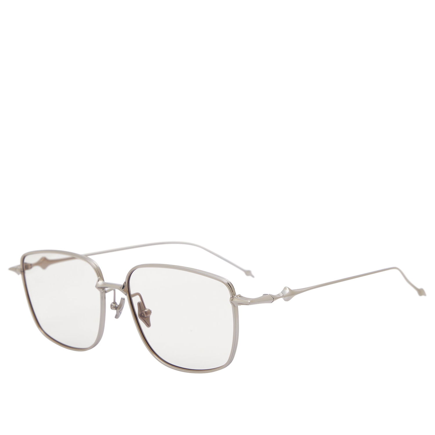 Solbriller Gentle Monster Square Frame Sunglasses Metalisk | ACADEMYA-02-BR, 0