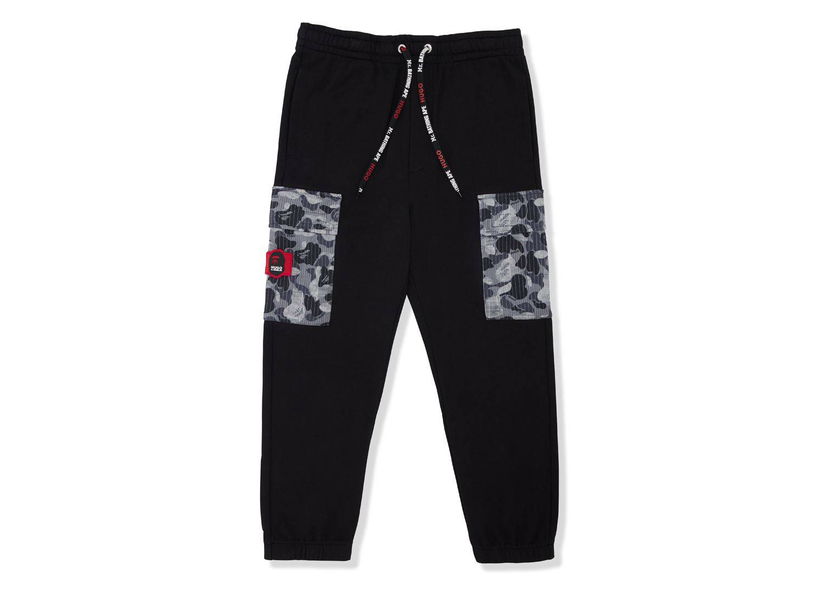 Joggingbukser BAPE BAPE x Hugo Camo Sweatpants Black Sort | 7I23-152-901