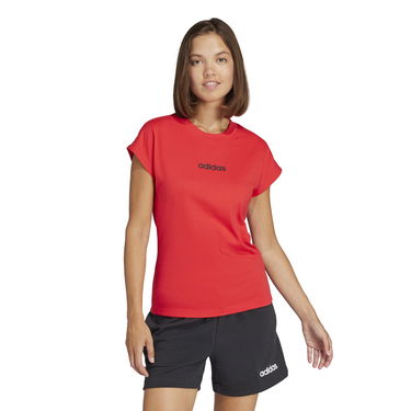 T-shirt adidas Performance Linear Short Sleeve T-Shirt Rød | JG8661, 1