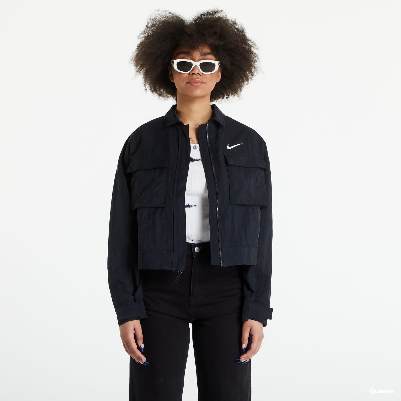 Jakke Nike Essential Jacket Sort | DM6243-010, 0