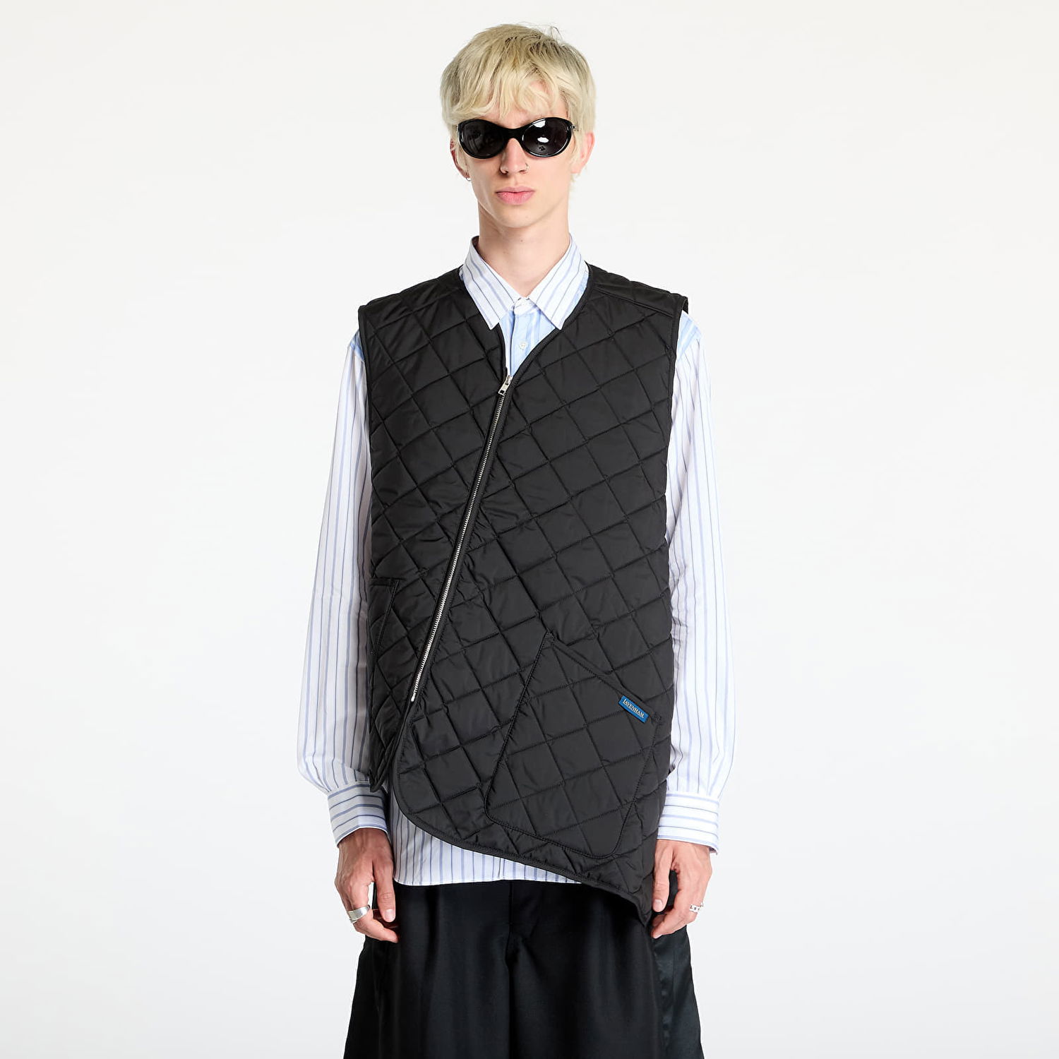Sweater Comme des Garçons SHIRT x Lavenham Wowen Vest Black Sort | FN-V521 Black, 0