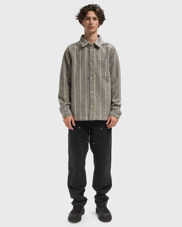Skjorte Les Deux Lennon Wool Pinstripe Overshirt Grå | 1000558-320, 2